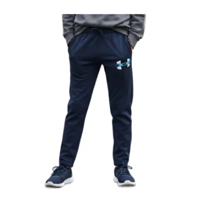 Fiú melegített melegítőnadrágok UNDER ARMOUR UA Rival Flc Cblck Grphc Jgr