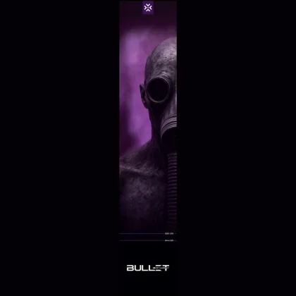 dart szőnyeg Bullet Toxic 300 * 60 cm (dobóvonalakkal)