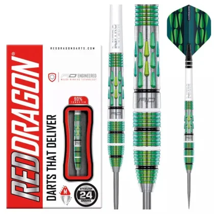 DART SZETT STEEL RED DRAGON ARTURA SCREAMIN' GREEN, 24g 90%