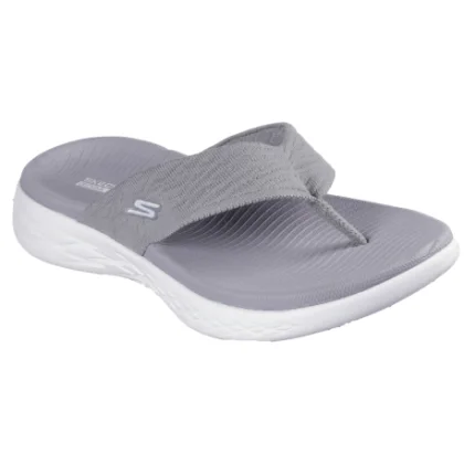 Női papucsok (strandcipők) SKECHERS On The Go 600 Sunny W grey white