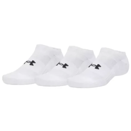 Zoknik UNDER ARMOUR 3 PACK-UA Performance Cotton NS-WHT