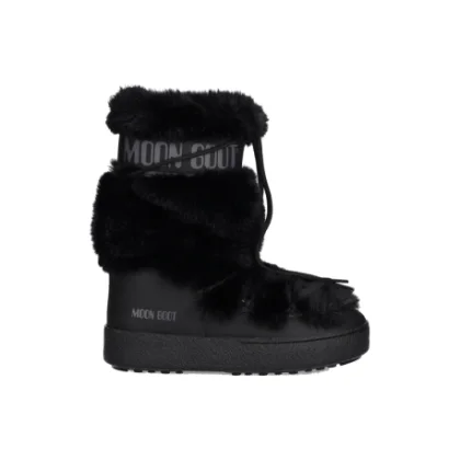 Női magas téli csizmák MOON BOOT MB LTRACK FAUX FUR HIGH, N001 BLACK