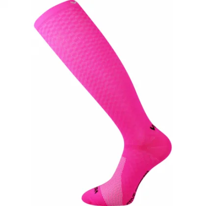 Női futó kompressziós térdzoknik VOXX Lithe-neon pink