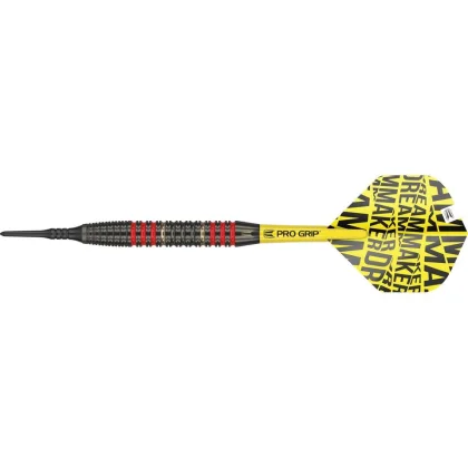 DART SZETT TARGET SOFT DIMITRI VAN DEN BERGH 18G, BRASS DVDB 2022