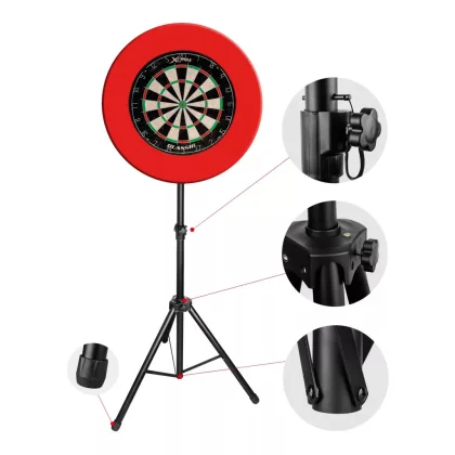 dart állvány Bullet Hybrid steel és soft táblákhoz, táskával