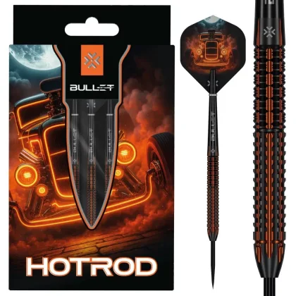 Darts szett steel Bullet Hotrod 24g, 97.5%