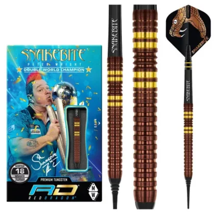DART SZETT SOFT RED DRAGON PETER WRIGHT COPPER FUSION, 18g 90%