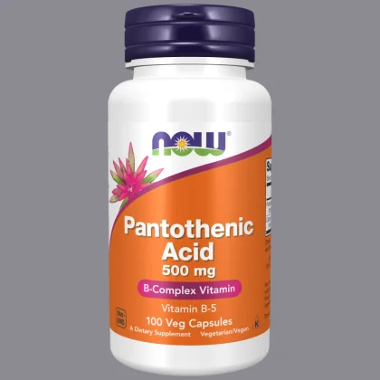 Pantothenic Acid 500 mg 100 Capsules