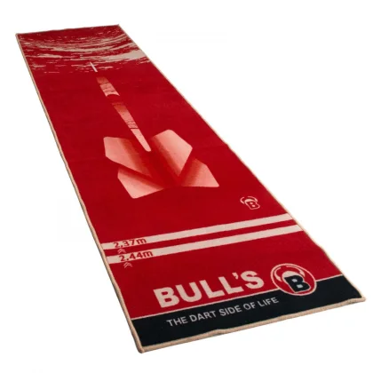 dart szőnyeg puha Bull's "180" piros (80cm széles, 5mm vastag)