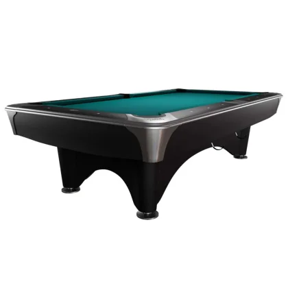 Biliárd asztal, Pool, Dynamic IV, 9 ft., Matt fekete, Simonis 760 posztóval