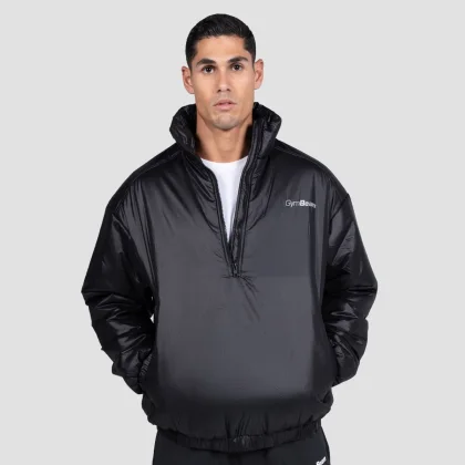 GymBeam Prime 1/2 Zip Jacket Black