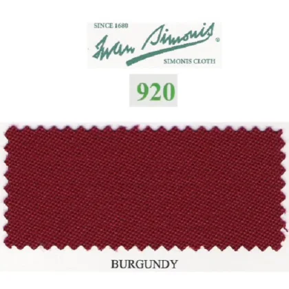 Posztó Simonis 920, burgundi 195 cm