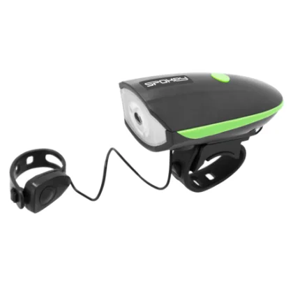 Bicikli lámpa SPOKEY RAINI Rechargeable LED bike light with horn
