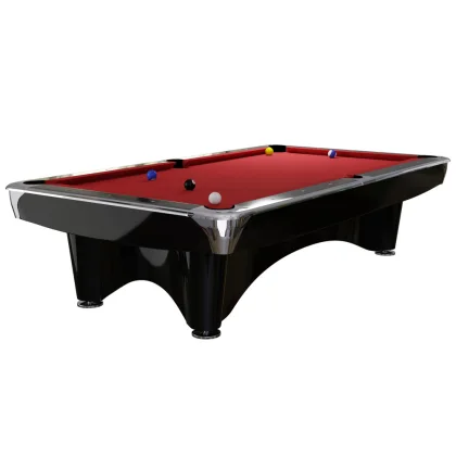 pool biliárd asztal Dynamic III, fényes fekete, 9'-es méret