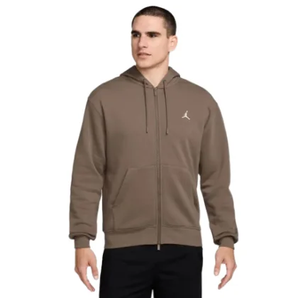 Férfi polár pulóver cipzárral NIKE JORDAN BRK FLC FZ 222 KHAKI