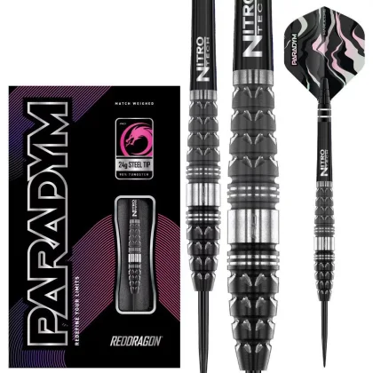 Dart szett steel Red Dragon Paradym - Torpedo 24g, 90%