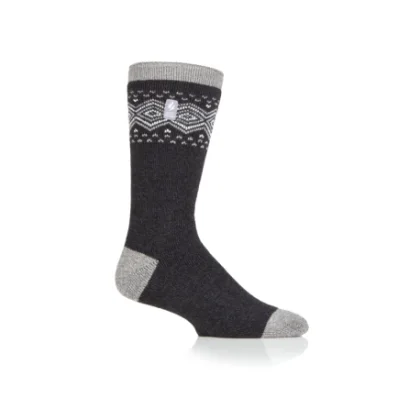 Férfi zoknik HEAT HOLDERS 1 PACK-MEN LITE VANCOUVER-CHARCOAL