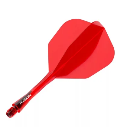 Darts toll és szár egyben Winmau Fusion piros, NO6 toll és közepes hosszúságú szár