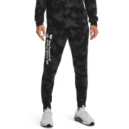 Férfi melegítőnadrágok UNDER ARMOUR UA Rival Terry Novelty Jgr-BLK