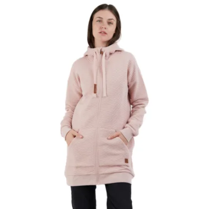Női cipzáras pulóver FUNDANGO Blanka Pullover-330-rose