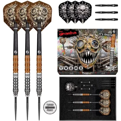 darts szett steel Shot TP Gnarly Gnasha, 23g, 95%