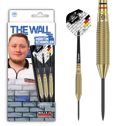 BULL'S Martin Schindler Natural Brass Steel Dart, 23g