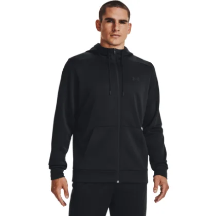 Férfi bélelt edzőpulóver kapucnival UNDER ARMOUR UA Armour Fleece FZ Hoodie
