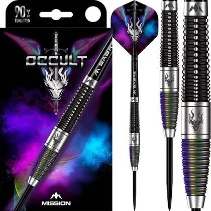 Dart szett steel Mission Occult PVD, 23g 90%