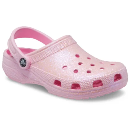 Kroksik (rekreációs cipő) CROCS Classic Glitter Clog flamingo