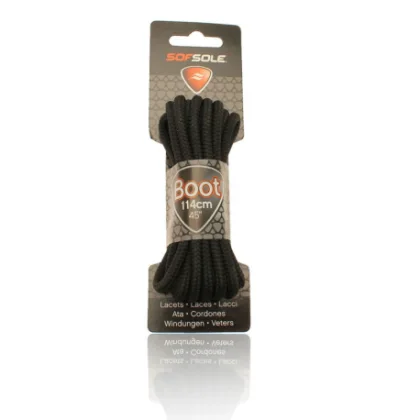 Cipőkötők SOFSOLE LACES OUTDOOR 801973 DARK BROWN WAXED 152 CM