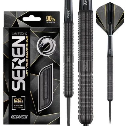 Dart szett steel Red Dragon Seren 1 Onyx 22g, 90%