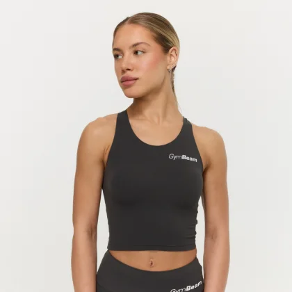GymBeam Women‘s BEAT Sports Top Charcoal