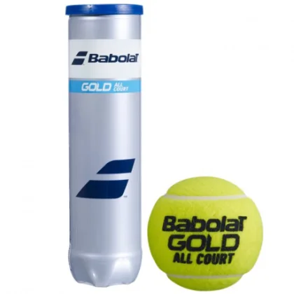 Teniszlabdák 4db BABOLAT GOLD ALL COURT X4