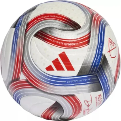 Futball labda ADIDAS MLS PRO WHITE ROYBLU RED SIL