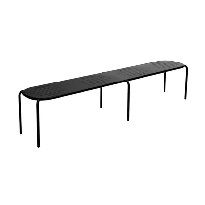 pad ping pong ill. biliárd és étkező asztal kültéri Cornilleau Hyphen 7' sötét kő színben (szürke-fekete)-hez, 220cm