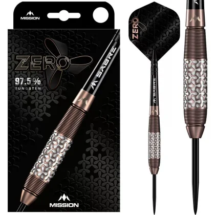 Dart szett steel Mission Zero Bronze PVD, 24g 97,5%