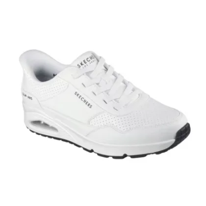 Férfi szabadidőcipő SKECHERS Uno Banksia Luxe Slip-Ins M white