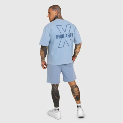 Férfi szett Iron Aesthetics X Washed, kék