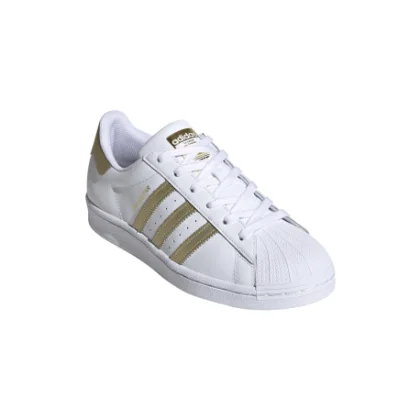 Női utcai cipők ADIDAS ORIGINALS Superstar cloud white gold metallic cloud white