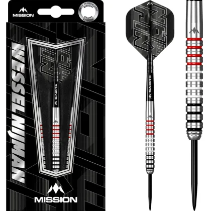 dart szett steel Mission Wessel Nijman 25gr, 95% gravírozott