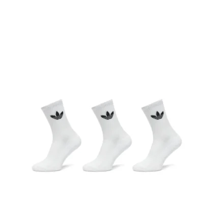 Zoknik ADIDAS ORIGINALS 3 PACK-CusTre Crw Sck WHITE BLACK