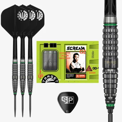 Dart szett steel Target Japan PRIME SERIES SCREAM G2 AKITO YAMAGATA Model SP 23g , 90% gravírozott