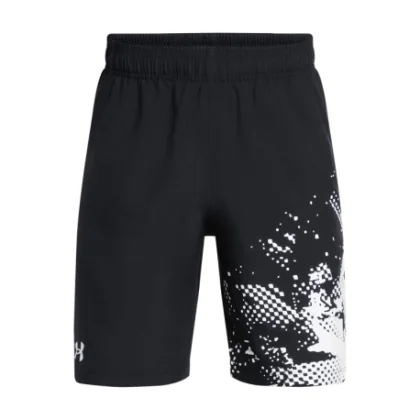 Fiú edzőnadrágok UNDER ARMOUR UA Tech Woven Graphic Short-BLK