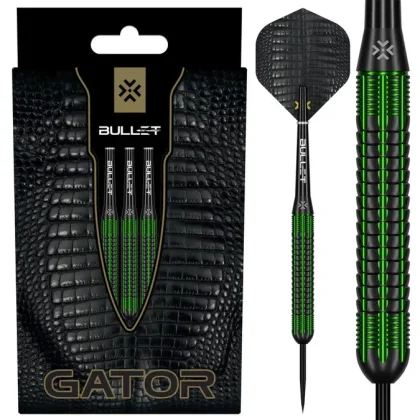 Darts szett Bullet Gator Brass réz 22g gravírozott