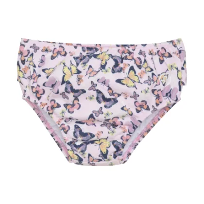 Lány fürdőruhák COLOR KIDS Baby Swimdiaper W. Frills, AOP, cherry blossom