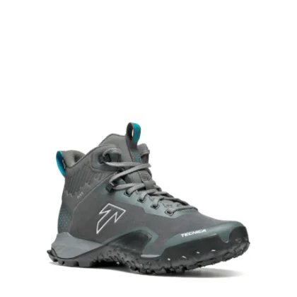 Női bokacsizma túrázáshoz teljes bőrből TECNICA Magma 2.0 MID GTX Ws, shadow piedra rich laguna