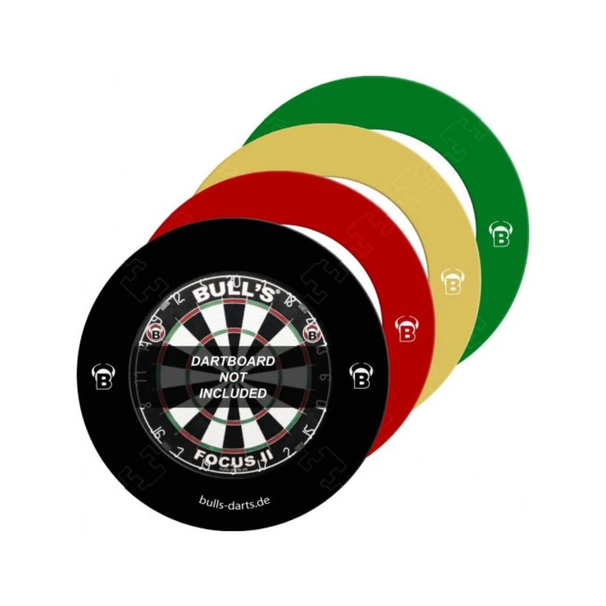 Bull's Darts falvédő 4 részes, vörös színben · záber 2