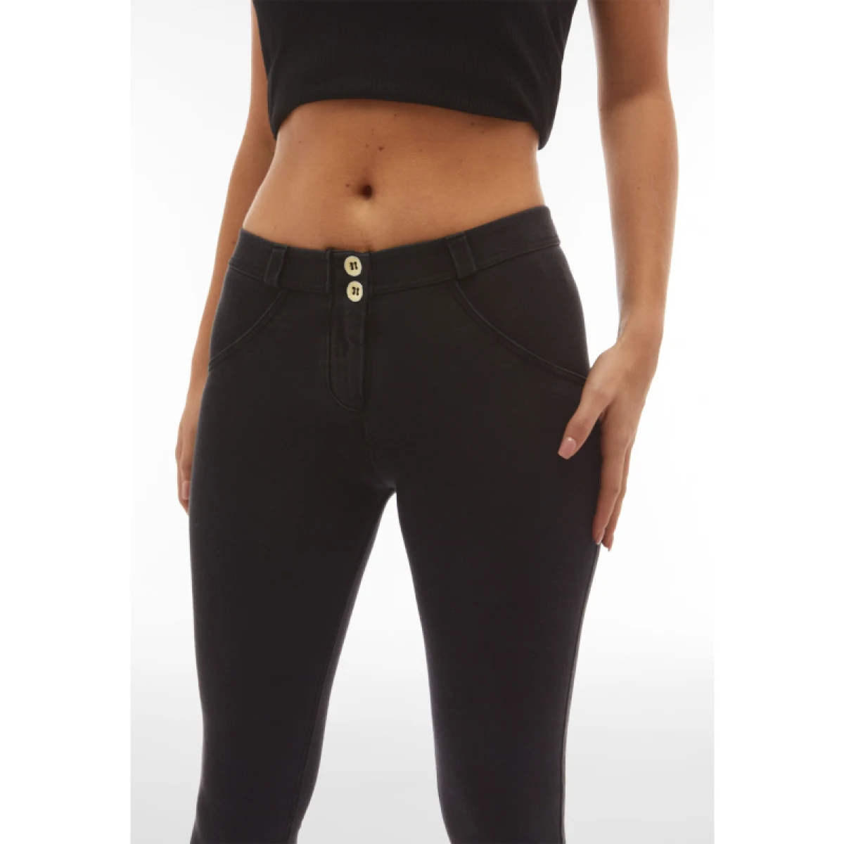 Női jeggings nadrág FREDDY WR.UP® skinny push up organic cotton jeggings-Blue · záber 10