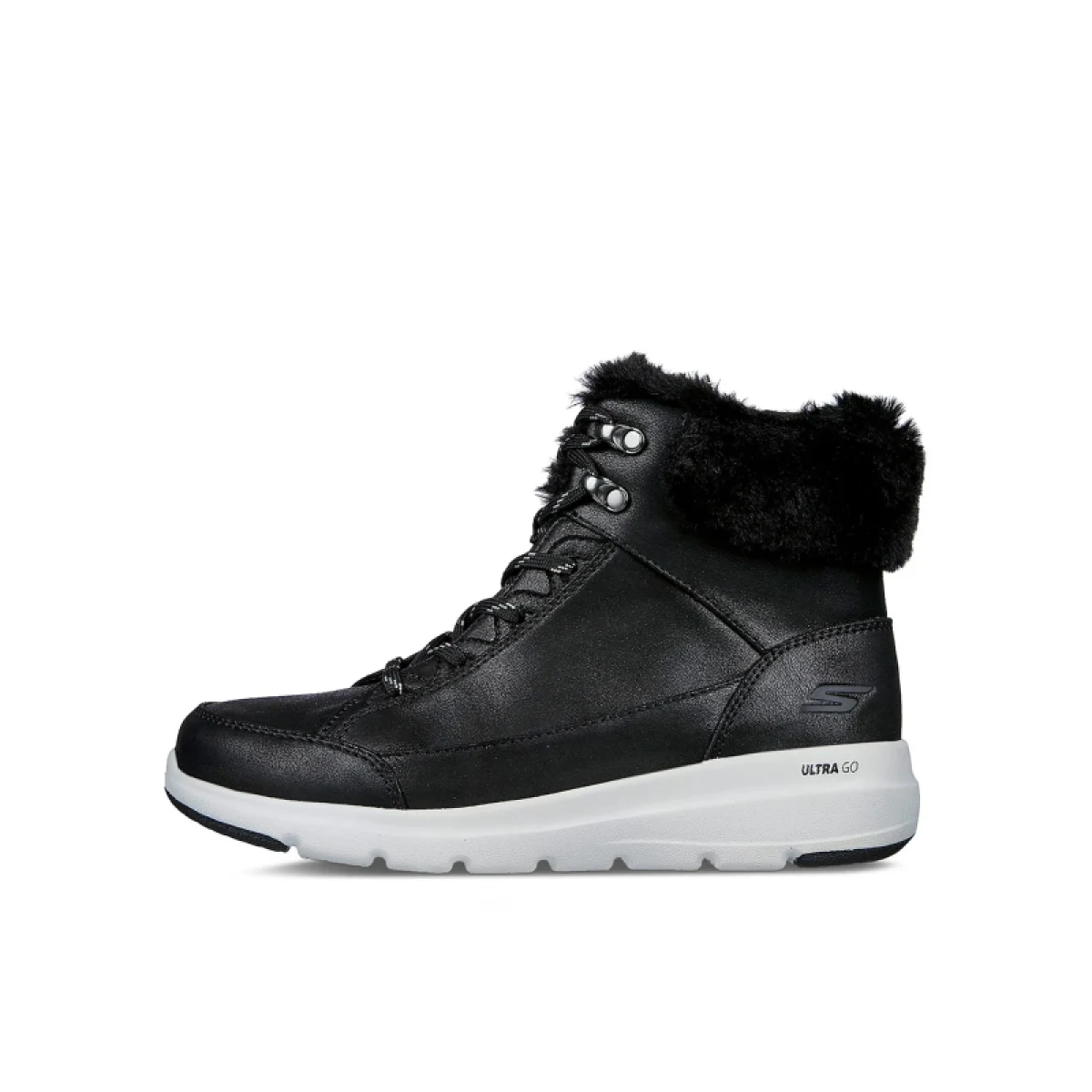 Női bokacsizmák télen SKECHERS On The-Go Glacial Ultra Cozyly black · záber 2