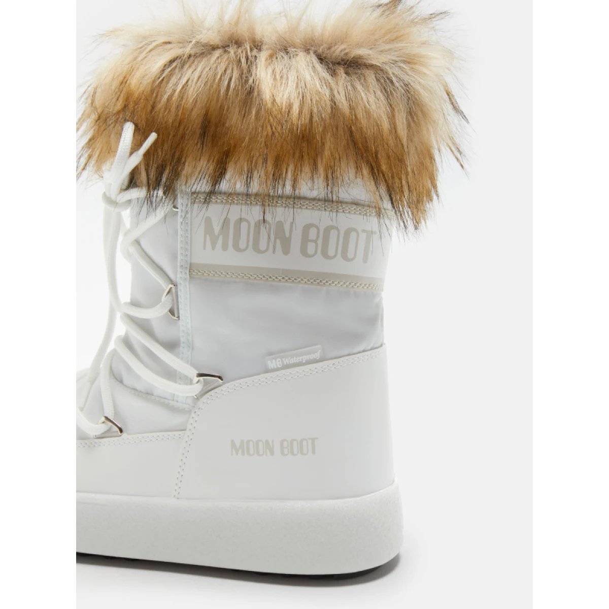 Női bokacsizmák télen MOON BOOT MB LTRACK MONACO LOW WP-A001 WHITE · záber 4